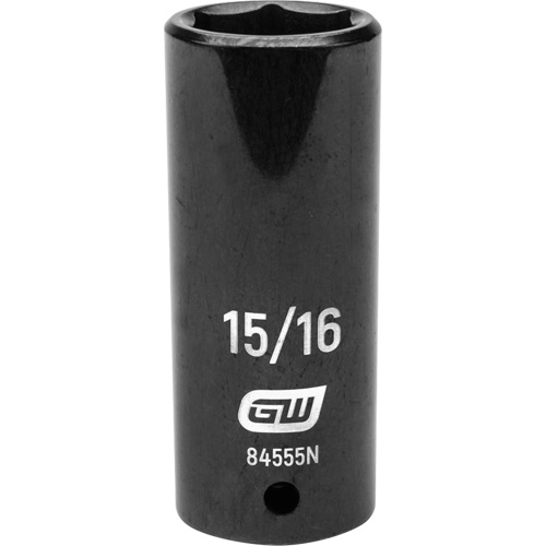 Socket, Impact, 15/16", 1/2" Drive, 6 Points, Deep Par Equipment