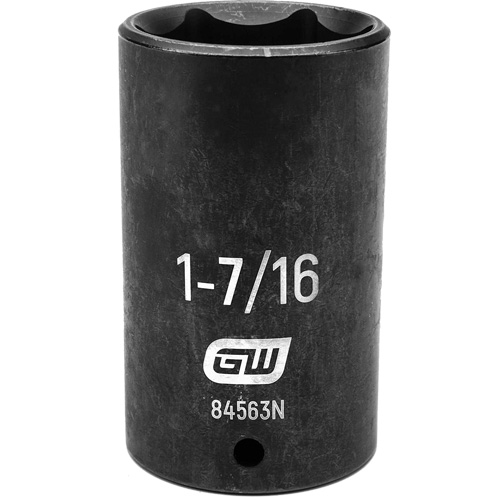 Socket, Impact, 1-7/16", 1/2" Drive, 6 Points, Deep Par Equipment