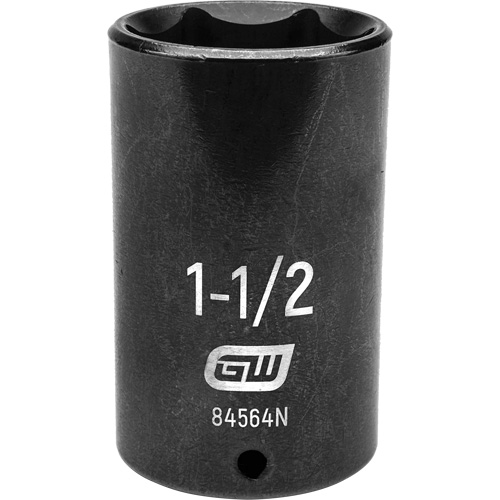 Socket, Impact, 1-1/2", 1/2" Drive, 6 Points, Deep Par Equipment