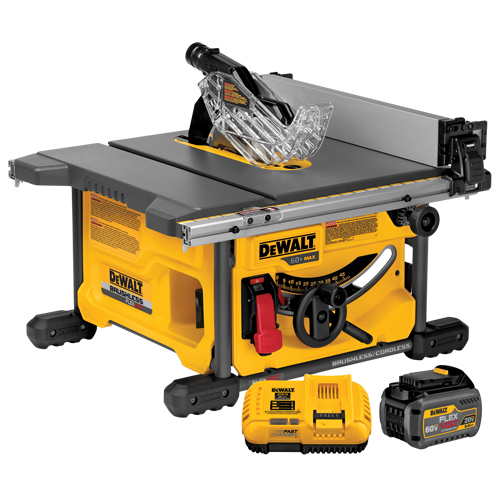 60V Max FlexVolt 8-1/4" Table Saw Kit Par Equipment