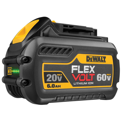 FlexVolt Battery, Lithium-Ion, 60 V, 6 A Par Equipment