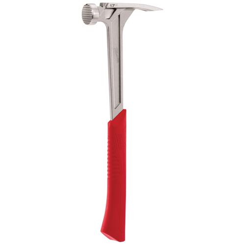 Milled Face Framing Hammer, 17 oz., Solid Steel Handle, 16-1/8" L Par Equipment
