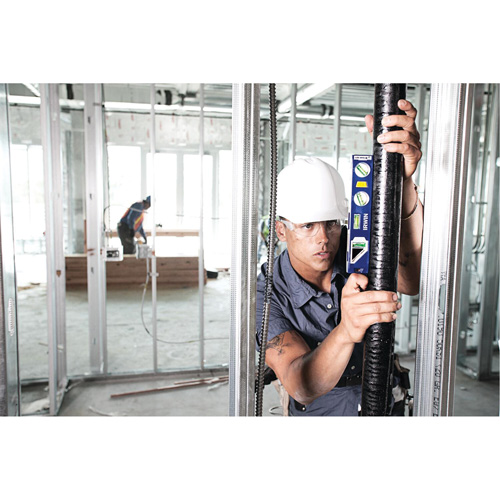 250 Series Heavy-Duty Torpedo Level, 9" L, Aluminum, 4 Vials, Magnetic Par Equipment