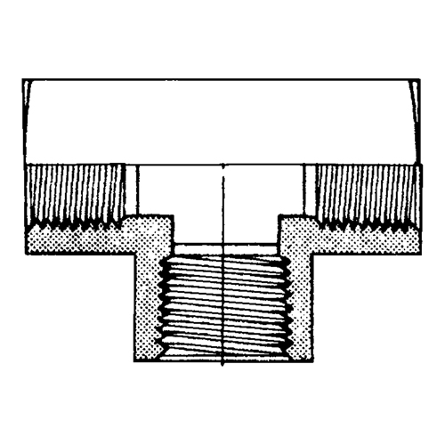Raccord En T&eacute; Femelle, Laiton, 1/8" Par Equipment
