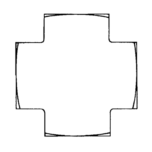 Cross 1/8" NPT Par Equipment