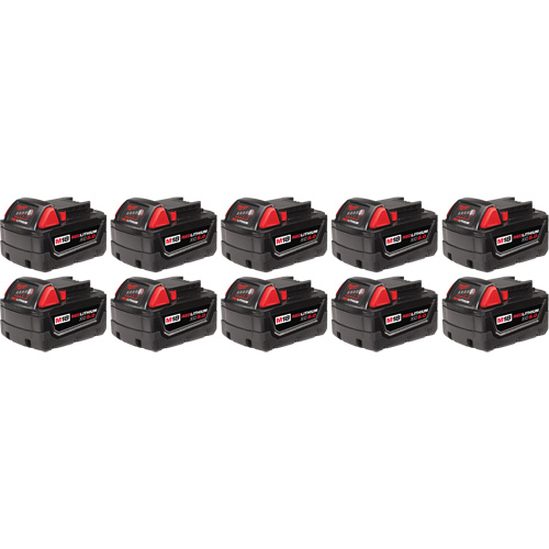 Bloc-piles M18 Redlithium, Lithium-ion, 18 V, 5 Ah Par Equipment