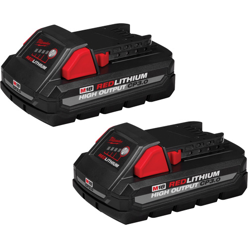 M18 Redlithium High Output CP3.0 Battery Packs, Lithium-Ion, 18 V, 3.0 Ah Par Equipment