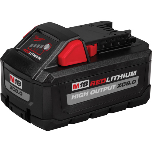 M18 Redlithium High Output XC8.0 Battery Pack, Lithium-Ion, 18 V, 8.0 Ah Par Equipment