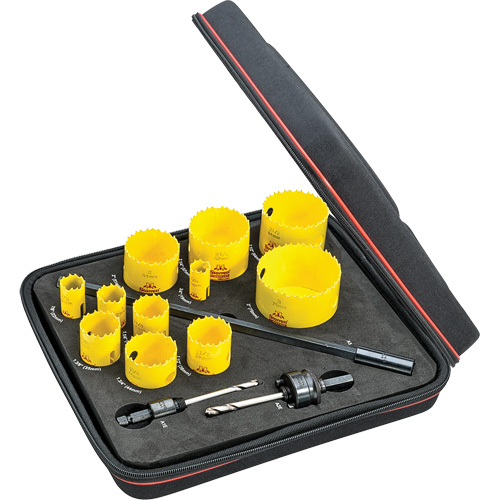 Industrial Hole Saw Kit, 14 Pieces Par Equipment
