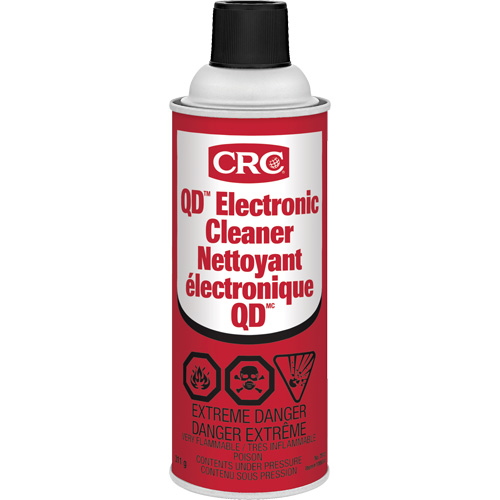QD Electronic Cleaner, 311 g, Aerosol Can Par Equipment
