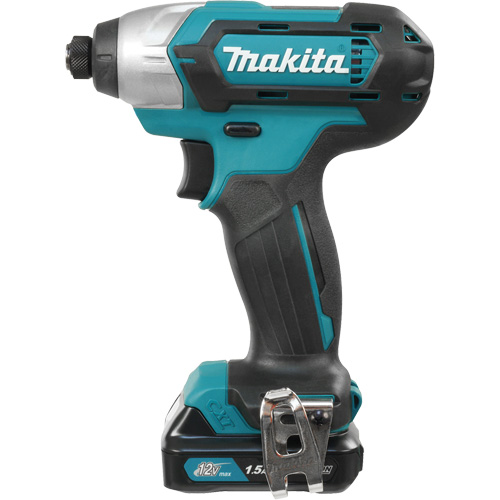 CXT Impact Driver Kit, 1/4", 970 in-lbs Max. Torque, 12 V, Lithium-Ion Par Equipment