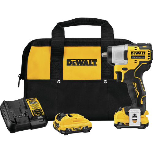 Xtreme Brushless Impact Wrench Kit, 12 V, 3/8" Socket Par Equipment