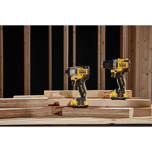 Xtreme Brushless Drill & Impact Driver Kit, Lithium-Ion, 12 V Par Equipment