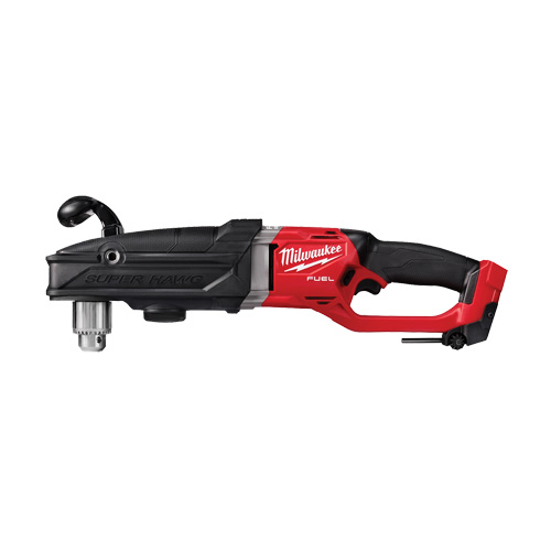 M18 Fuel Super Hawg Right Angle Drill (Tool Only), 18 V, 1/2" Chuck, Lithium-Ion Par Equipment