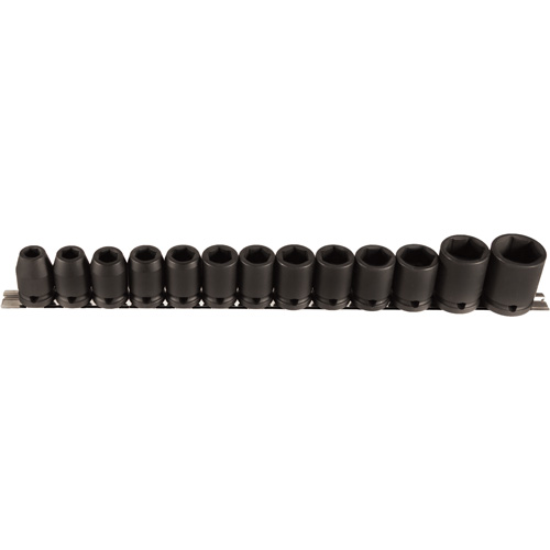Jeu de douilles, 13 Mcx, Chocs, Prise de 1/2" Par Equipment