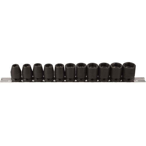 Jeu de douilles, 11 Mcx, Chocs, Prise de 1/2" Par Equipment