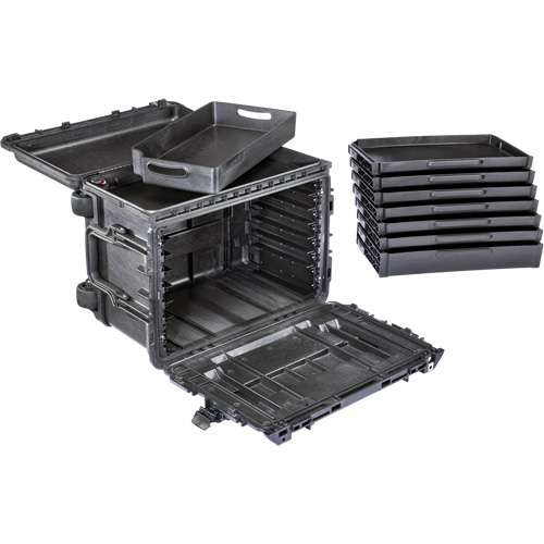 Gen 2 Mobile Tool Chest, 24" W, 6 Drawers, Black Par Equipment