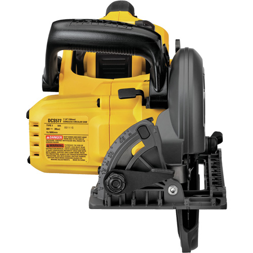 FlexVolt&reg; Worm Drive Style Saw Kit, 7-1/4", 60 V Par Equipment