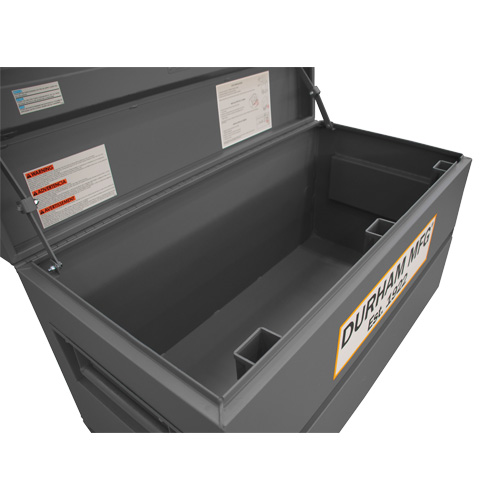 Jobsite Storage Box, 48" x 24" x 27-13/16", Steel, Grey Par Equipment