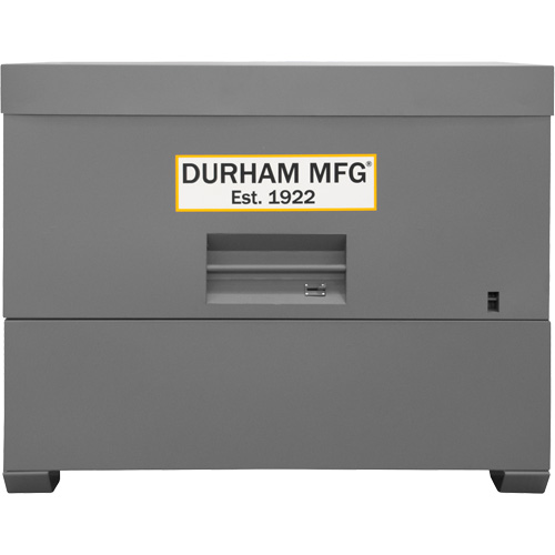 Piano Style Jobsite Storage Box, 60-1/2" W x 34-3/4" D x 49-3/8" H, Grey Par Equipment