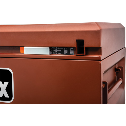 Armoire Site-Vault, 36" x 20" x 27-1/2", Acier, Orange Par Equipment