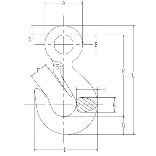 Crochet de palan Par Equipment