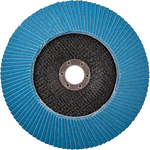 BlueFire R884P Coarse Grit Flap Disc, 7" x 7/8", Type 27, 80 Grit, Zirconia Alumina Par Equipment