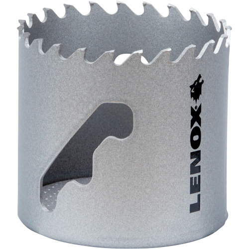 SPEED SLOT&reg; Carbide Tipped Hole Saw, 2-1/8", Bi-Metal Par Equipment