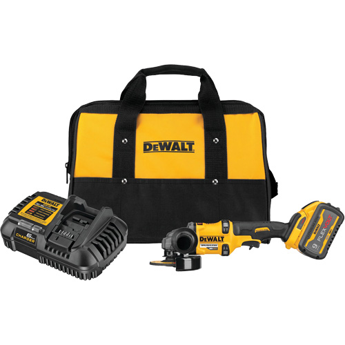 Ensemble de meuleuse sans balai FlexVolt Max avec frein antirecul, Roue de 4-1/2" - 6", 60 V Par Equipment