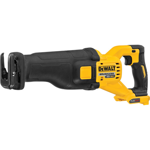 FlexVolt&reg; Max Brushless Reciprocating Saw (Tool Only), 60 V, Lithium-Ion Battery, 0-3000 SPM Par Equipment