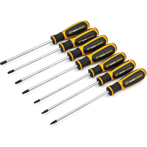 Jeu de tournevis &agrave; double mat&eacute;riaux Torx, 7 mcx Par Equipment