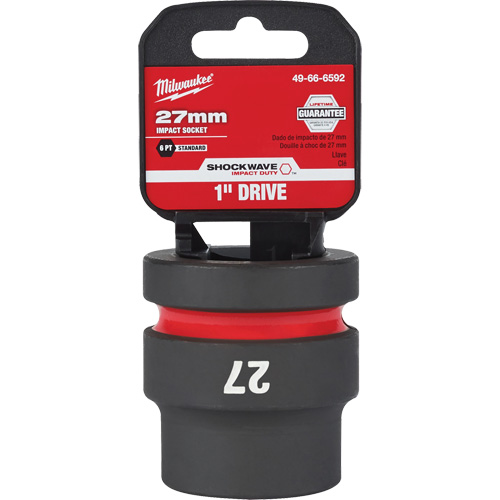 Shockwave Impact Duty Socket, Power, 27 mm, 1" Drive, 6 Points Par Equipment
