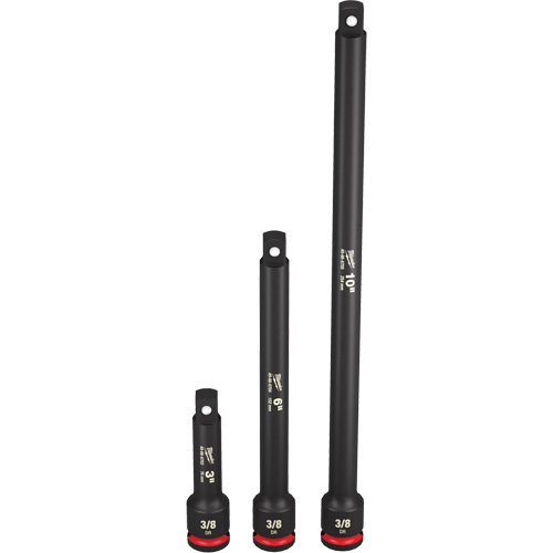 Jeu de rallonges pour douilles Shockwave Impact-Duty, Chocs, Prise 3/8", 3"/6"/10" lo Par Equipment