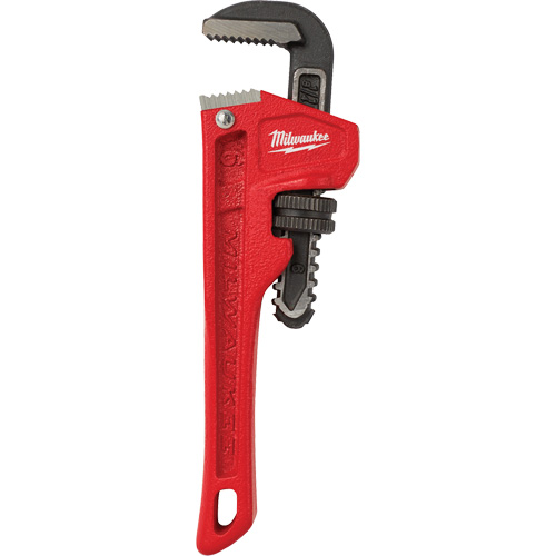 Cl&eacute; &agrave; tuyau, Cap des m&acirc;choires 3/4", Longueur 6", Fini Rev&ecirc;tement en poudre Par Equipment
