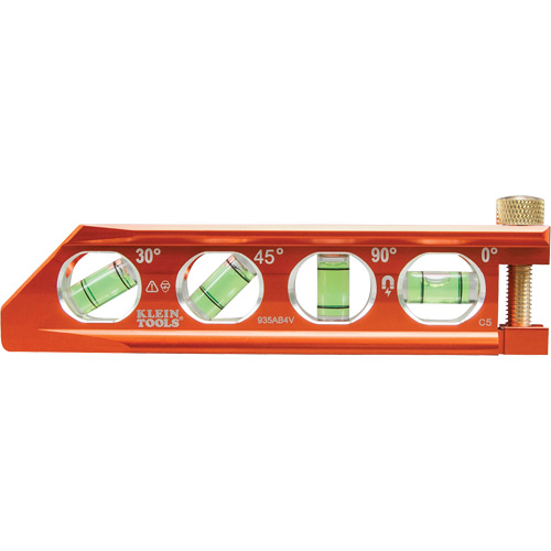 ACCU-BEND Level, 6.25" L, Aluminum, 1, Non-Magnetic Par Equipment