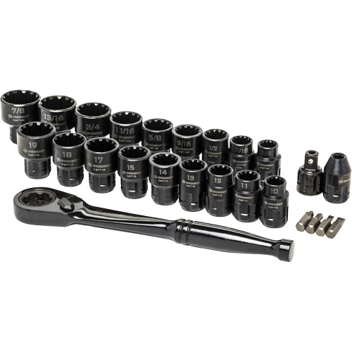 Ensemble d'outils pour m&eacute;canicien, 25 Mcx, Prise de 3/8" Par Equipment