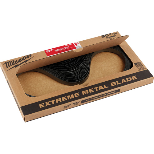 Extreme Metal Band Saw Blades, High Speed Steel, 30-9/16" L x 1/2" W x 0.02" Thick, 12/14 TPI Par Equipment