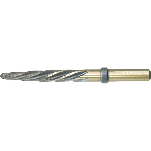 Drillco&reg; Nitro Construction Reamer, 1/2", Spiral Flute, High Speed Steel, Straight Shank Par Equipment