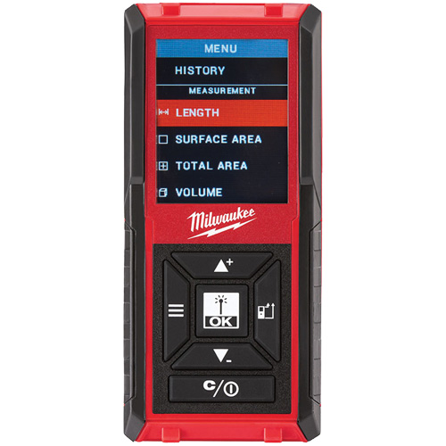 Laser Distance Meter, 0' - 330' (0 m - 100.6 m) Range, Digital (Electronic) Par Equipment