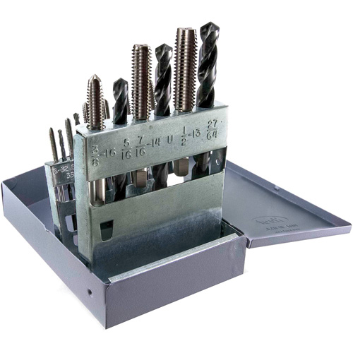 Jeu de tarauds & forets Drillco, 18 morcea Par Equipment