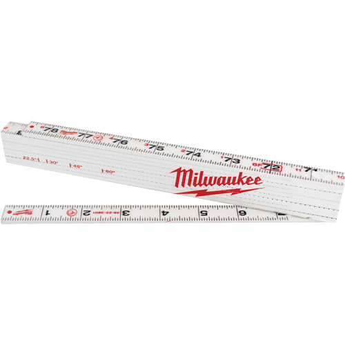 Folding Rule, 78" L, Composite, 1/16" Graduations Par Equipment