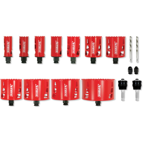 Plumber's Bi-Metal Hole Saw Set, 17 Pieces Par Equipment