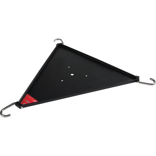 Tablette inf&eacute;rieure pour tr&eacute;pied de nivellement de 6 po avec &eacute;tau &agrave; chaîne Par Equipment