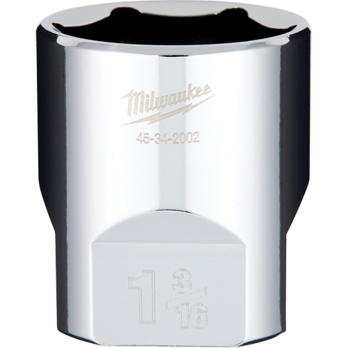 SAE Socket with Four Flat Sides, 1-3/16", 1/2" Drive, 6 Points Par Equipment