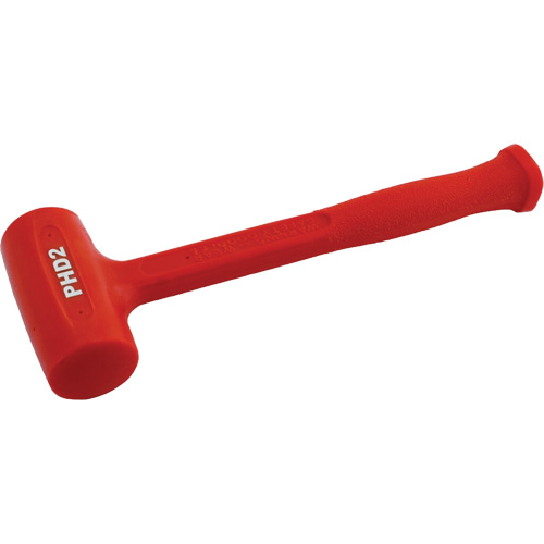 One-Piece Dead Blow Hammer, 1.6 lbs., Smooth Grip, 12-3/4" L Par Equipment