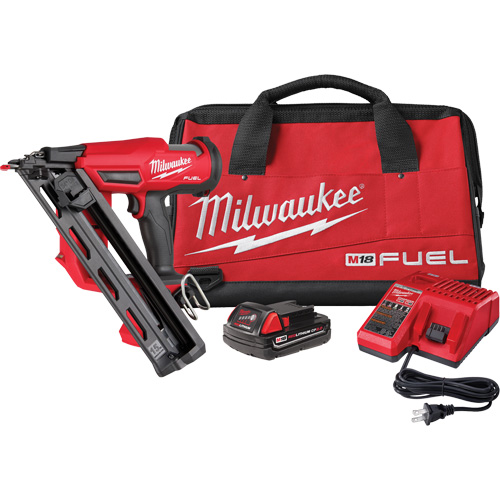 N&eacute;cessaire de clouage M18 Fuel pour clous de finition de calibre 15, 18 V, Lithium-ion Par Equipment