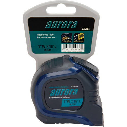 Ruban &agrave; mesurer, 1" x 16', Marques de goujon Imp&eacute;rial & m&eacute;trique Par Equipment