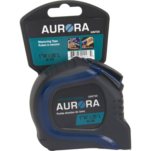 Ruban &agrave; mesurer, 1" x 25', Marques de goujon Imp&eacute;rial/Imp&eacute;rial & m&eacute;trique Par Equipment