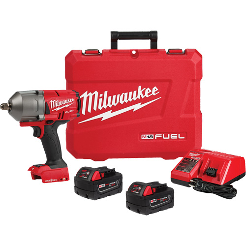 Ensemble de cl&eacute; &agrave; chocs &agrave; couple &eacute;lev&eacute; M18 Fuel avec One-Key &agrave; d&eacute;tente &agrave; broche, 18 V, Mandrin 1/2" Par Equipment