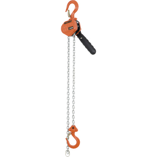 KLP-50-5 VLP Series Heavy-Duty Lever Puller, 5' Lift, 1000 lbs. (0.5 tons) Capacity, Galvanized Steel Chain Par Equipment